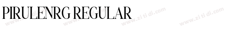 PIRULENRG REGULAR字体转换
